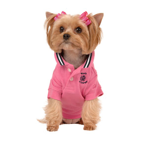 Barker's Bowtique - Dog Polo Pink