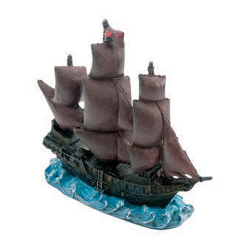 Penn-Plax Pirates Of The Caribbean Black Pearl Ship Ornament