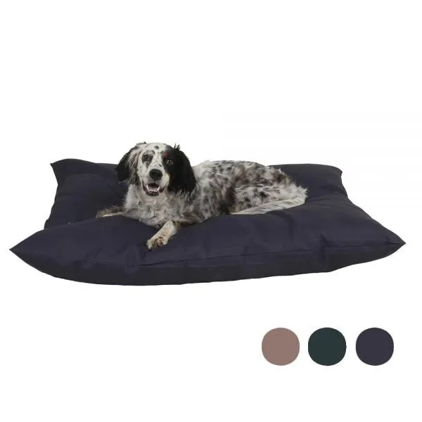 Carolina Pet - Solid Indoor/Outdoor Pillow Rectangle Dog Bed Tan