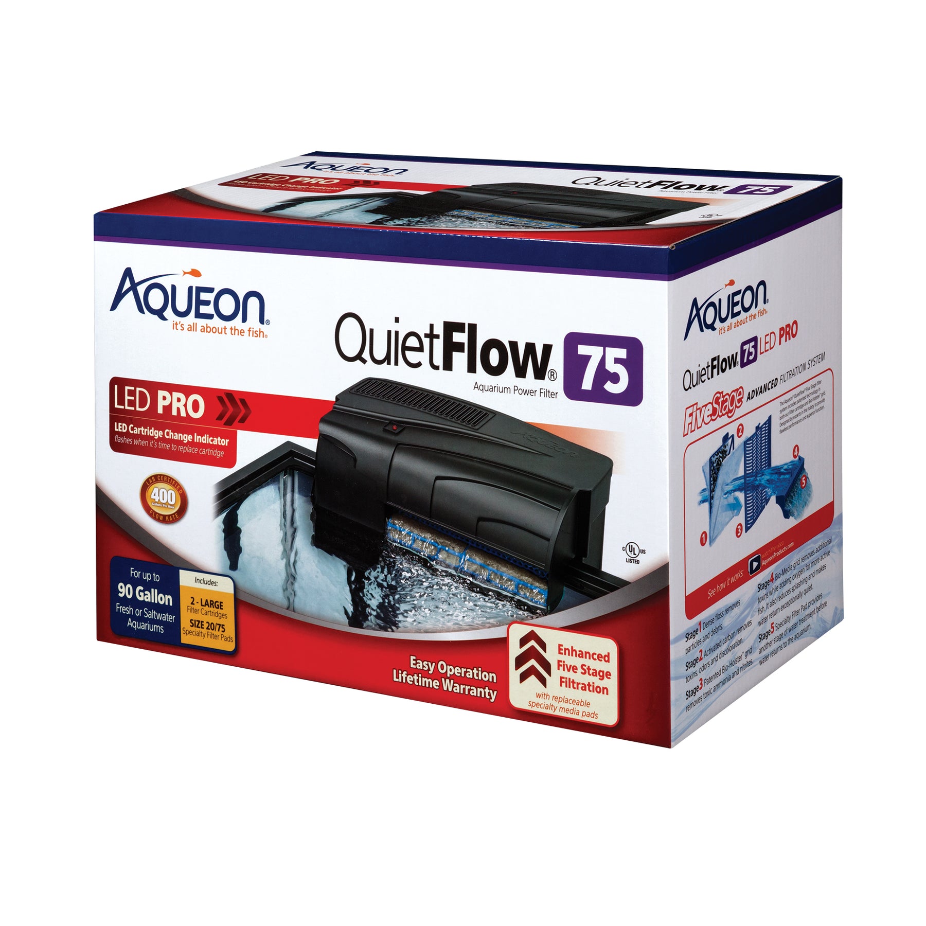 Aqueon - Power Filter Quiet Flow