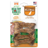 Nylabone - Healthy Edibles Broth Bones Dog Treats Ham Flavored