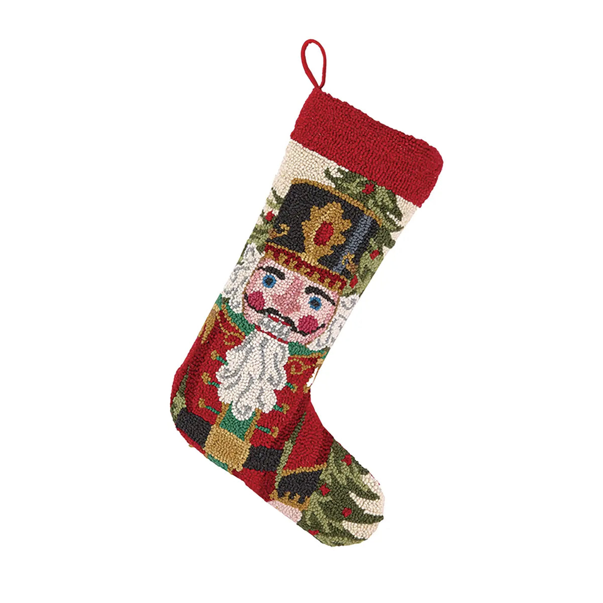 Stocking Nutcracker in Red Hook Needlepoint