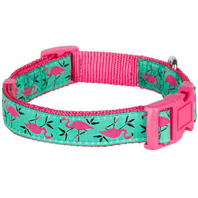 Pink Flamingo | Summer Vacation Dog Collar