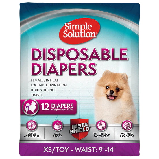 Disposable Dog Diapers 12 packs