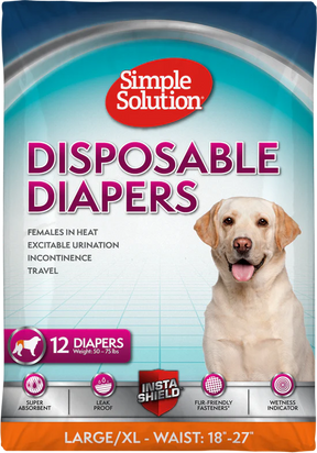 Disposable Dog Diapers 12 packs