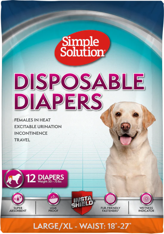 Disposable Dog Diapers 12 packs