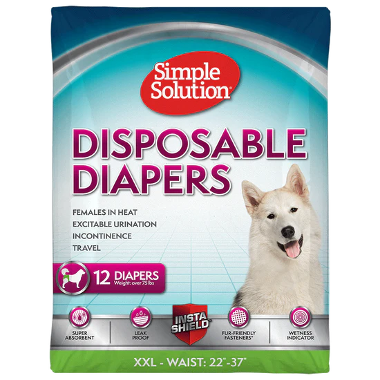 Disposable Dog Diapers 12 packs