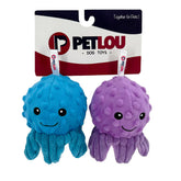 EZ Squeaky Ball Octopus Twin Pack Dog Toy