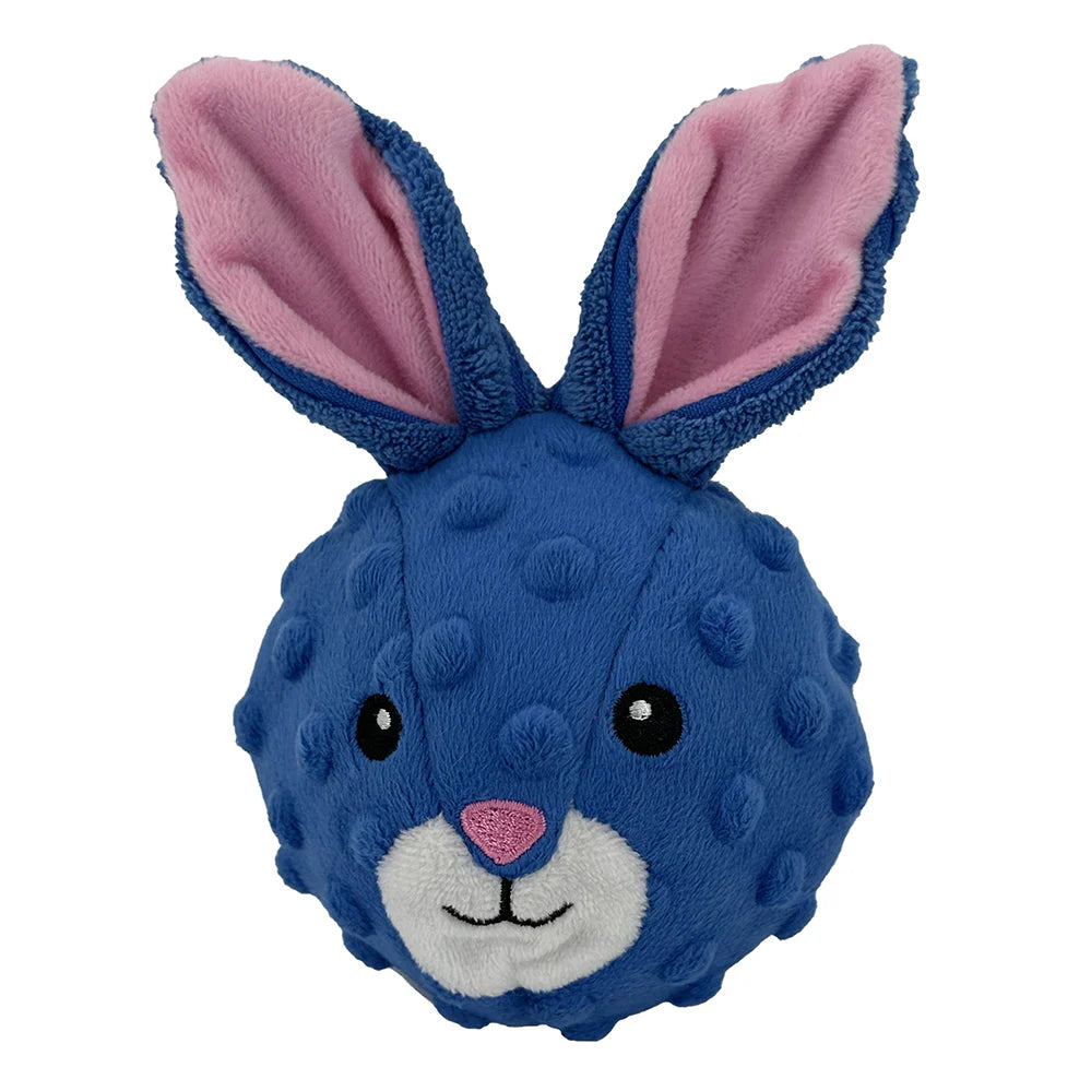 EZ  Squeaky Ball Rabbits Dog Toy