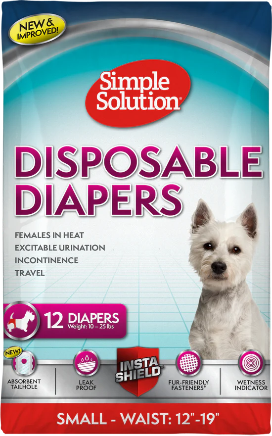 Disposable Dog Diapers 12 packs