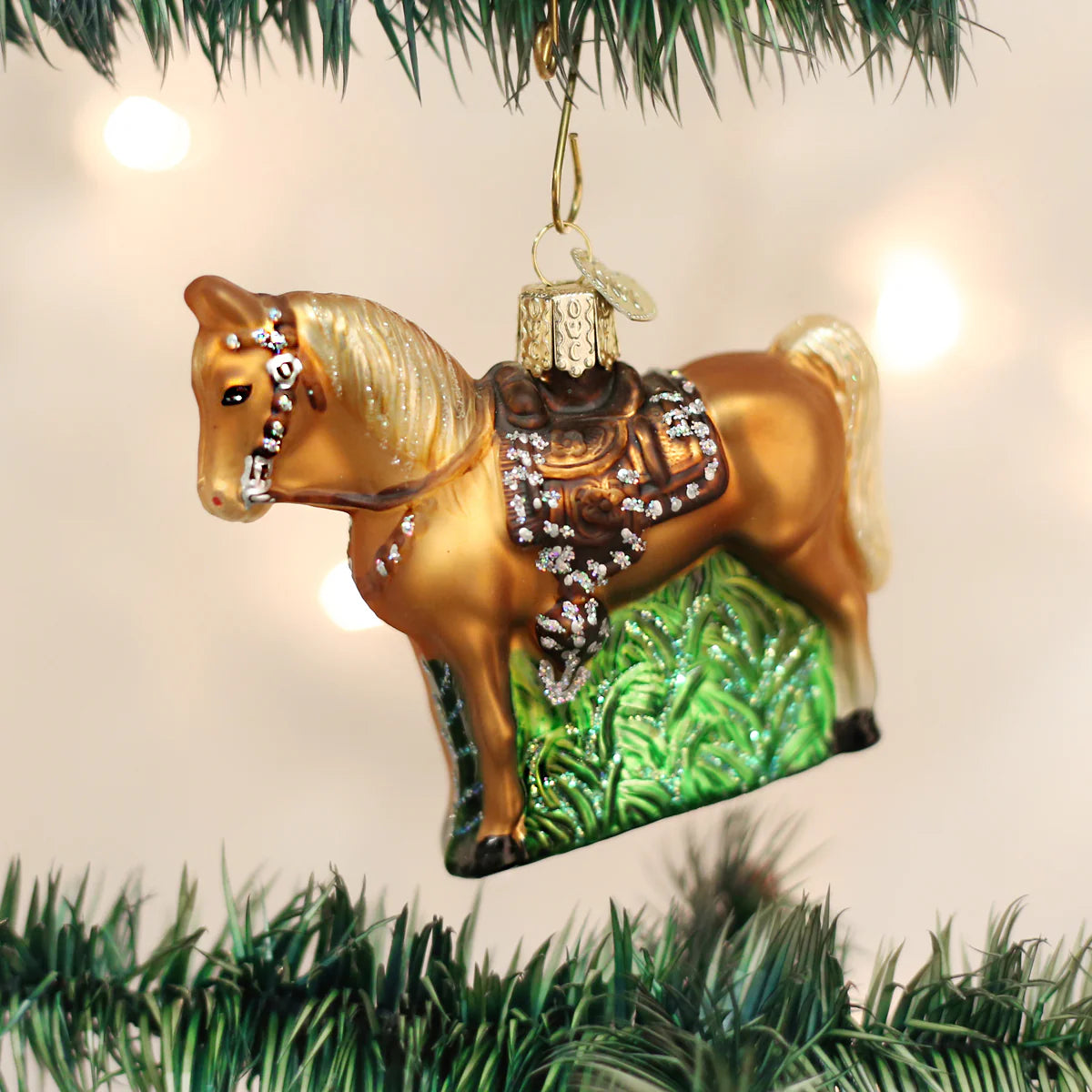 Old World Christmas - Western Horse Ornament