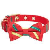 Stripes | Luxurious Christmas Festival Dog Collar