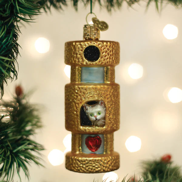 Old World Christmas - Cat Tower Ornament