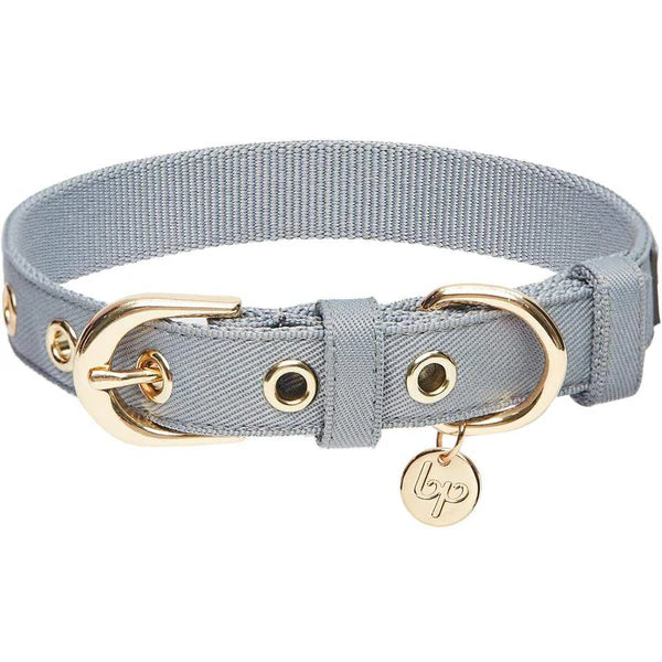 Gray | The Most Coveted Dog Collar with Bowtie & Pearl