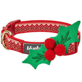 Holly | Christmas Dog Collar