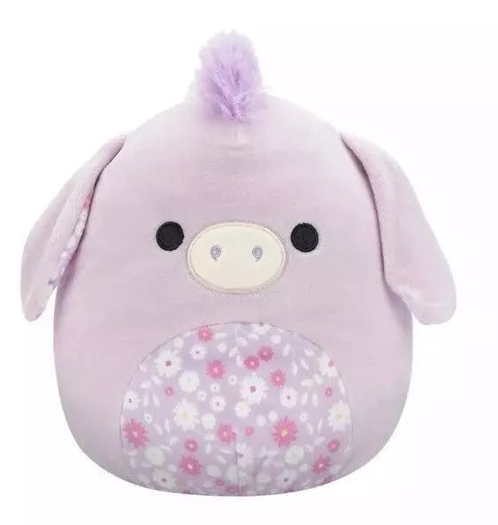 Squishmallow Plush Delzi the Donkey Floral