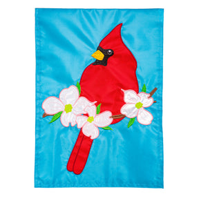 Flag Cardinal w/ Dogwood