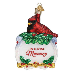 Old World Christmas - Memorial Cardinal Ornament