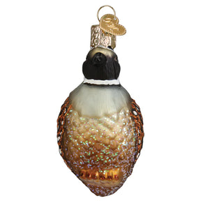 Old World Christmas - Quail Ornament