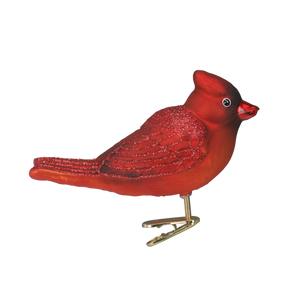 Old World Christmas - Winter Cardinal Clip-On Ornament