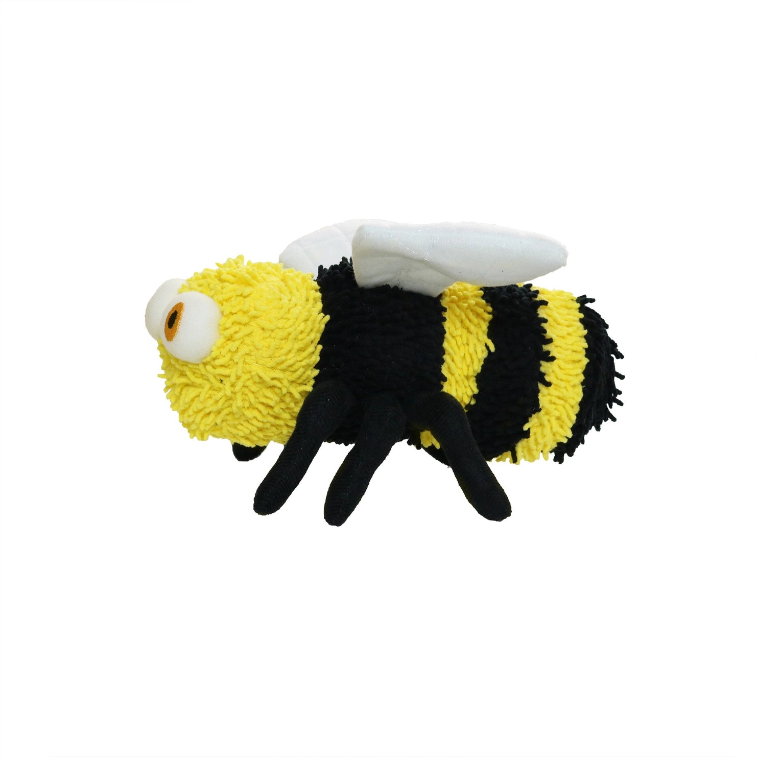 Mighty Microfiber Ball Medium Bee Squeaky Durable Toy