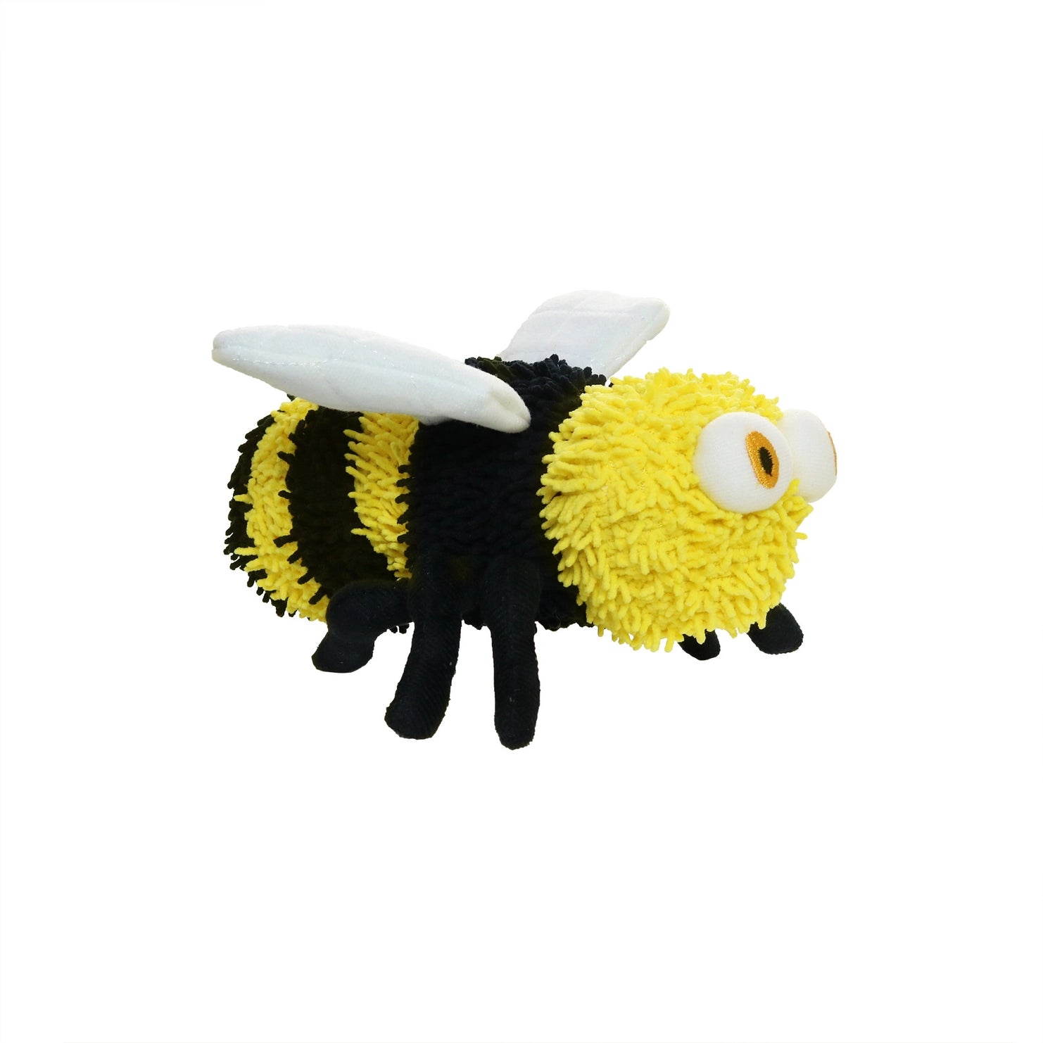 Mighty Microfiber Ball Medium Bee Squeaky Durable Toy