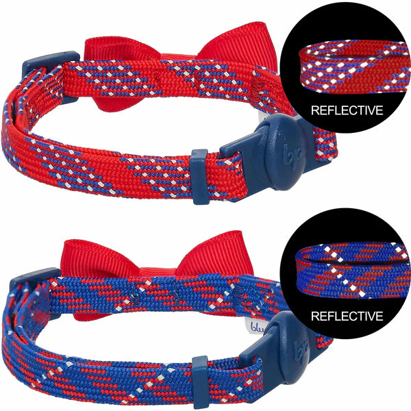 Reflective Striped Cat Collar