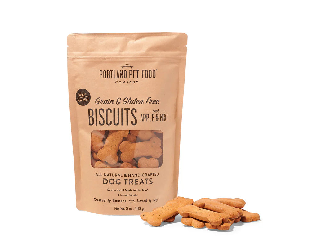 Apple & Mint Biscuits Dog Treats - Grain & Gluten Free