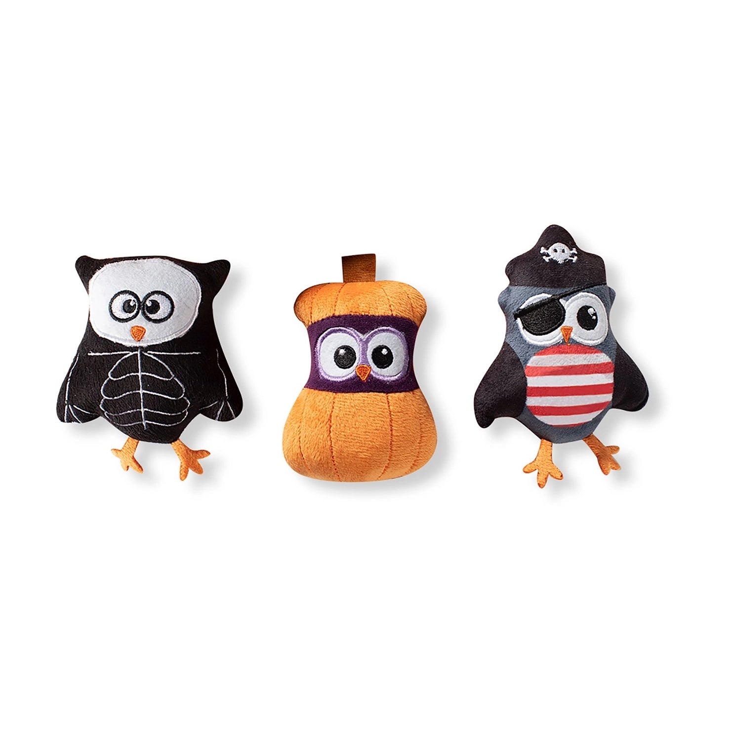 Petshop by Fringe Studio - 3 Piece Set Owl-O-Ween Dog Toy