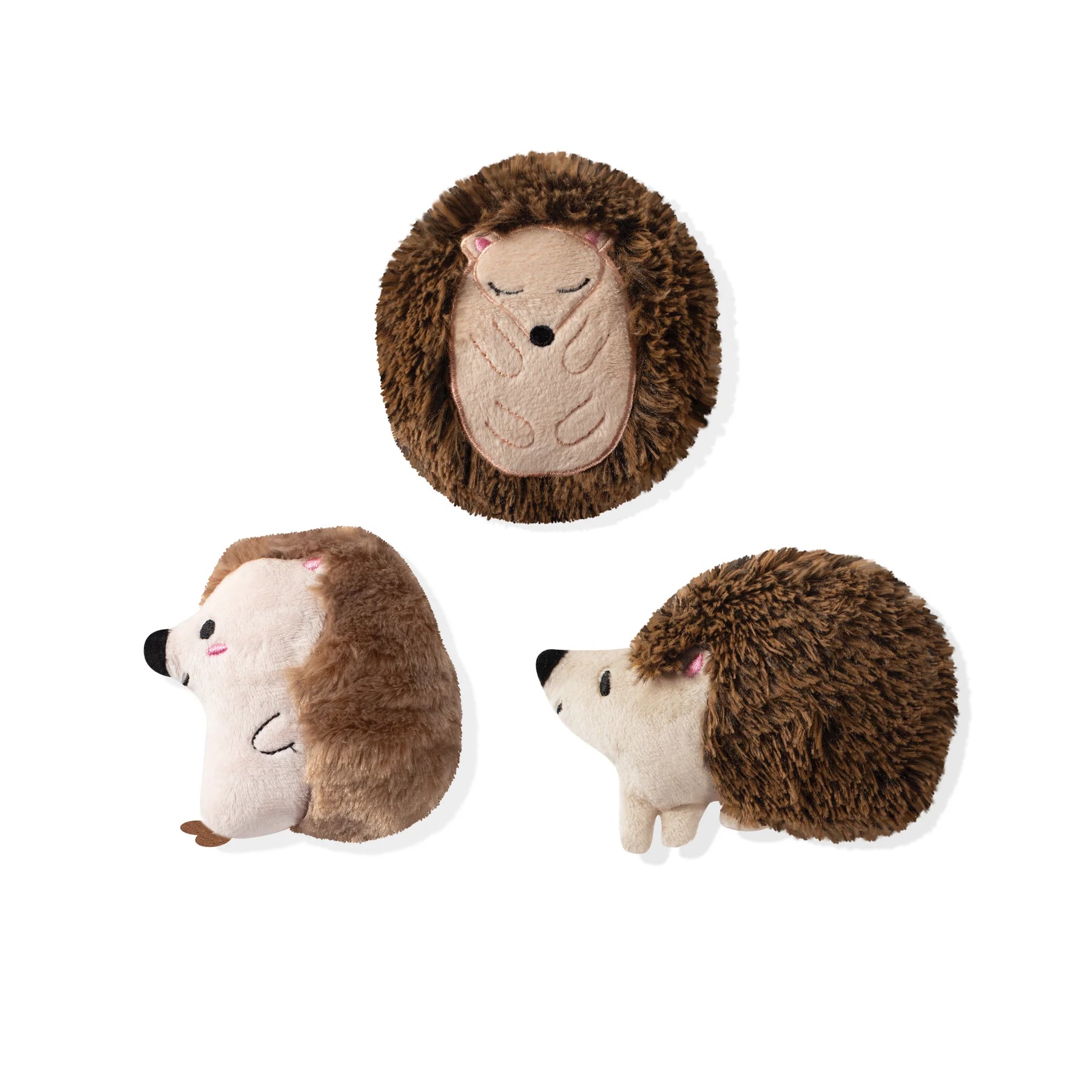 Petshop by Fringe Studio - Dog Toy 3 Pc Hedgehogs