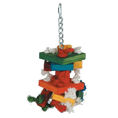 Caitec - Bird Toy KNOTS 'N BLOCKS SHORTIE