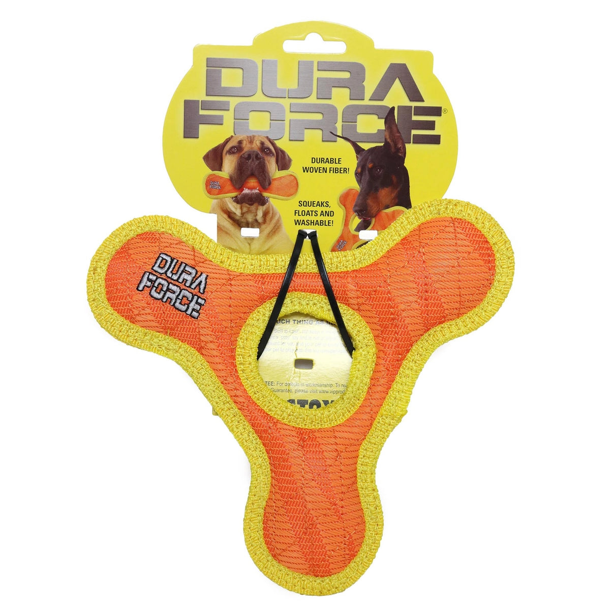 DuraForce JR Triangle Ring Durable Squeak Toy