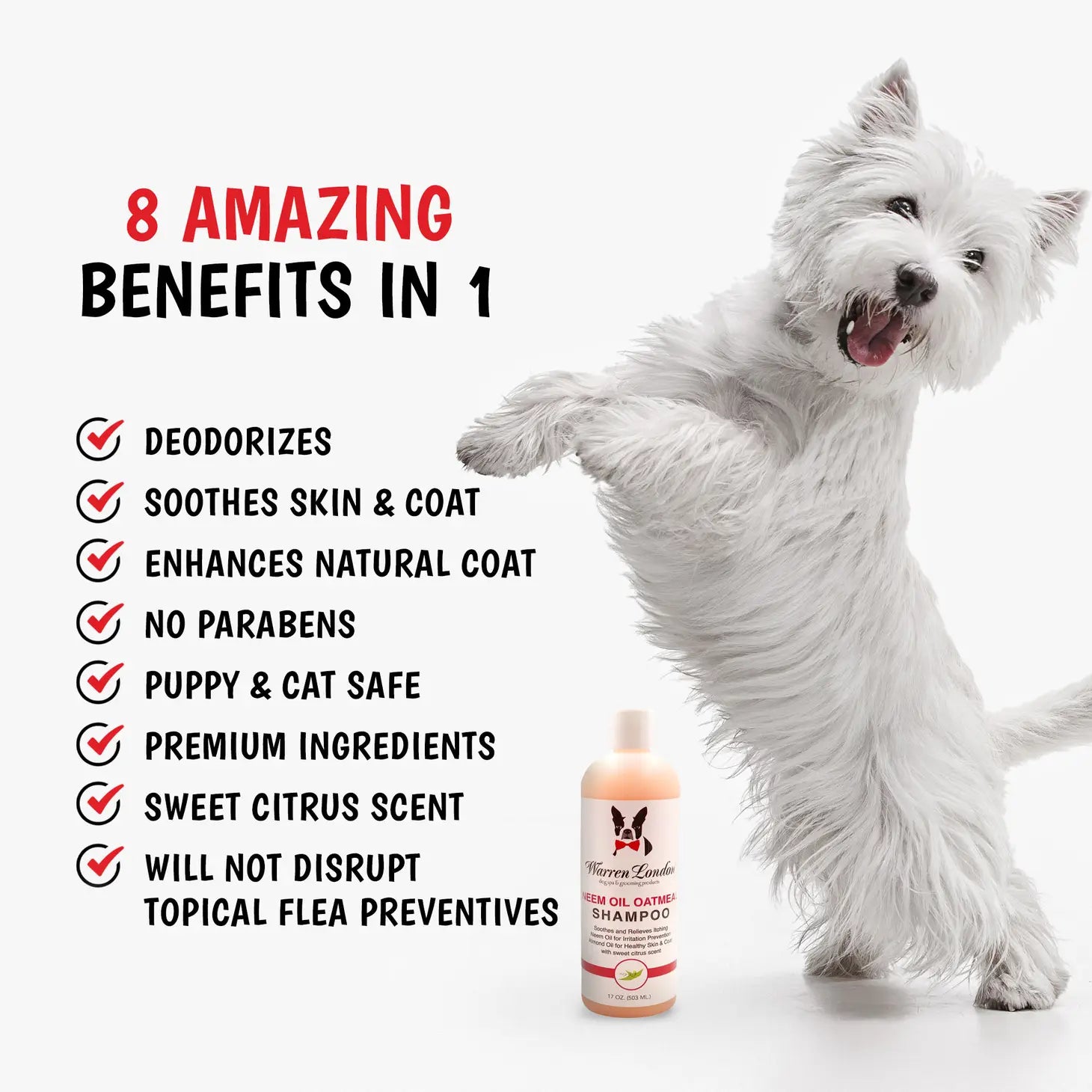 Warren London - Neem Oil Shampoo for Dogs