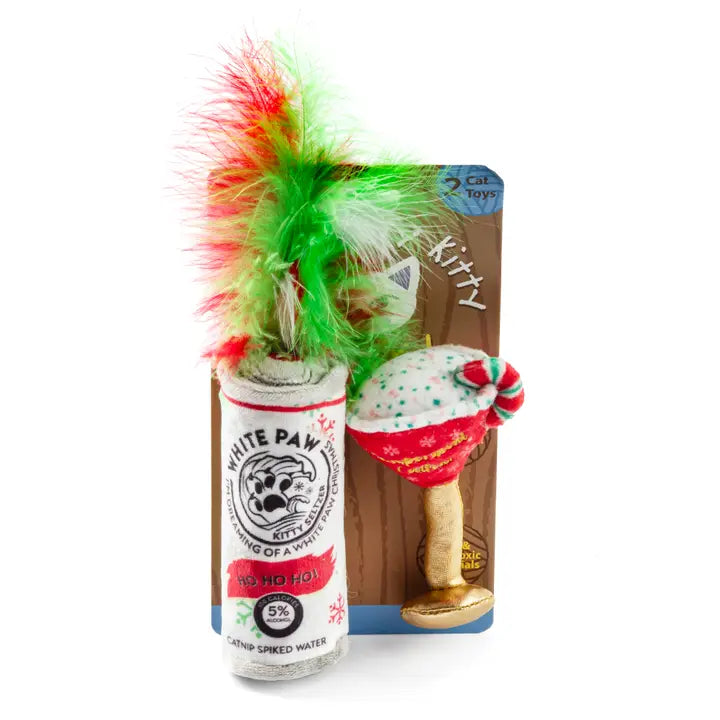 Haute Diggity Dog - Paw Kitty Seltzer & Pawpermint Cattini Cat Toy