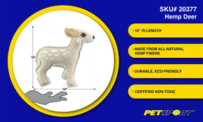 Petsport - Hemp Deer Dog Toy