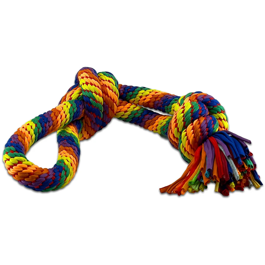 Petsport - Kaleidoscope Knot Tug 22" With Loop Handle