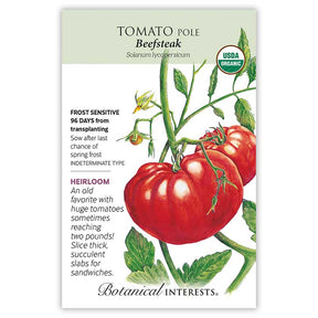 Tomato Pole Beefsteak Organic Seeds