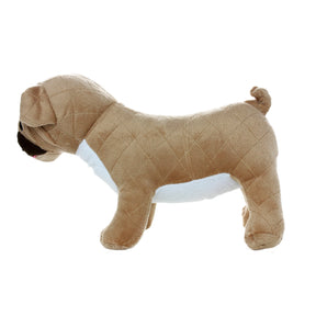 Mighty Farm Pug Plush Squeaky Dog Toy