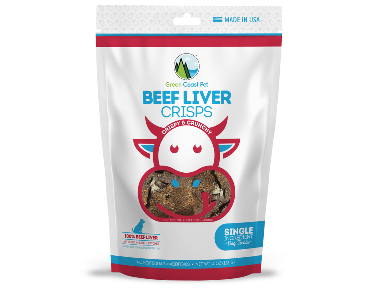 Green Coast Pet - Beef Liver Crisps Dog Treat