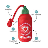 Petshop by Fringe Studio - Dog Toy Hearts on Fire