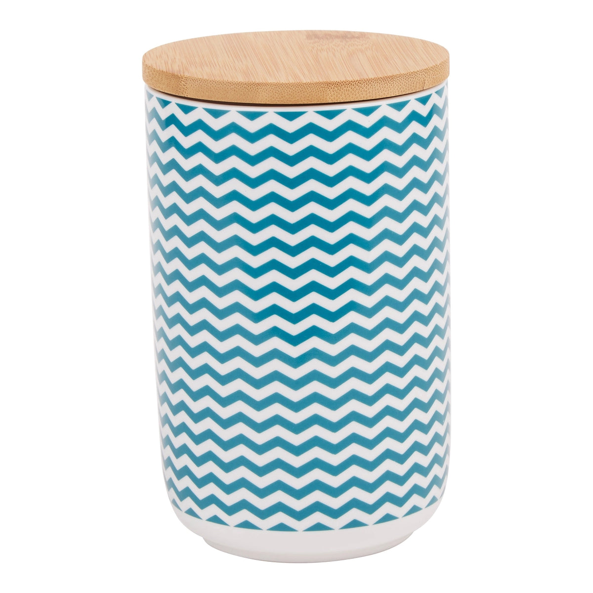 Bone Dry - Treat Canister Chevron Ceramic Teal