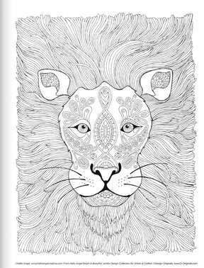 Coloring Book - Bright & Beautiful Jumbo