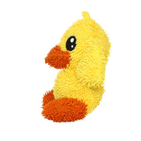 Mighty Microfiber Ball Duck Yellow Squeaky Durable Toy