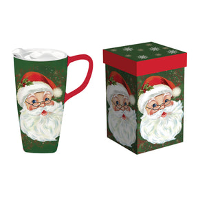 Cup Travel Ceramic Santa with Box