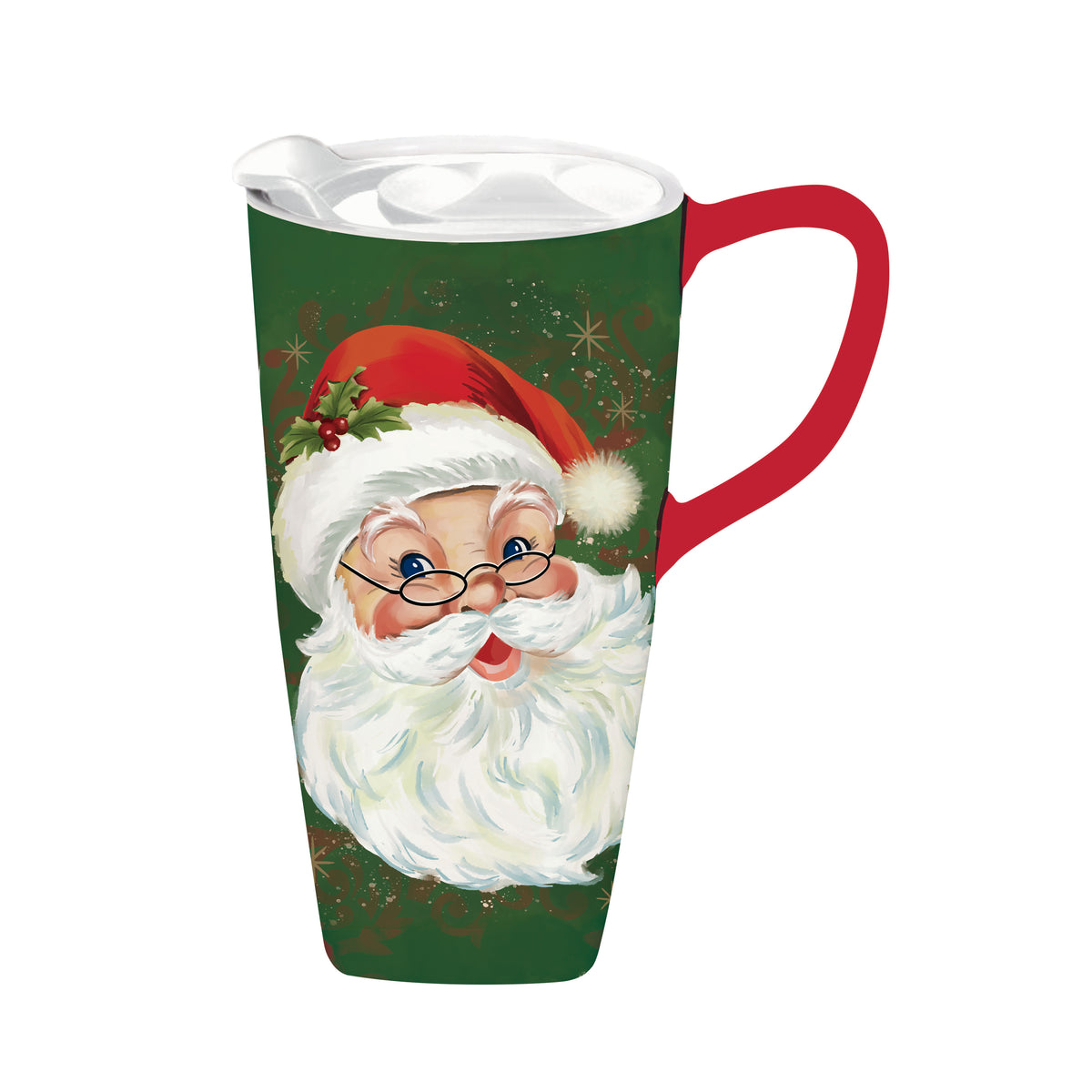 Cup Travel Ceramic Santa with Box