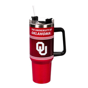 Mega Mug w/ Straw University of Oklahoma