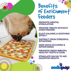 Enrichment Lick Mat - Honeycomb Design