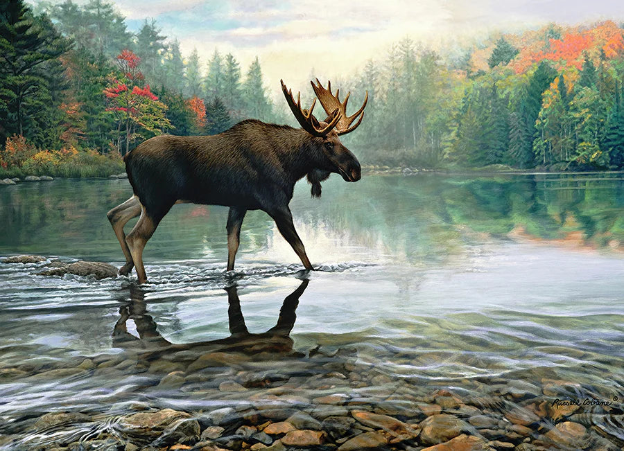 Puzzle: Moose Crossing (1,000 Piece)