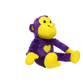 Mighty Safari Monkey Plush Squeaky Toy