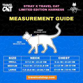 Cat Harness & Leash Set - Stray x Travel Edition